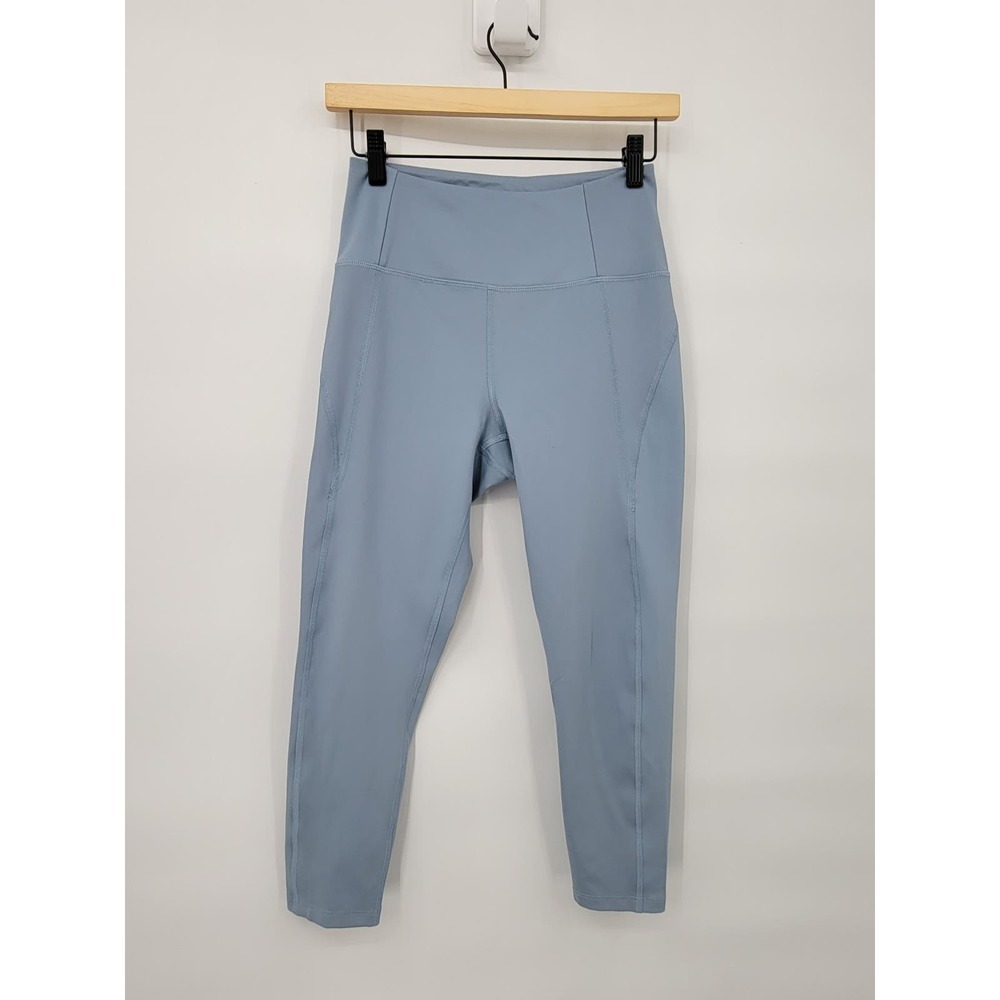 Girlfriend Collective Glass Blue Compressive High-Rise Legging XS